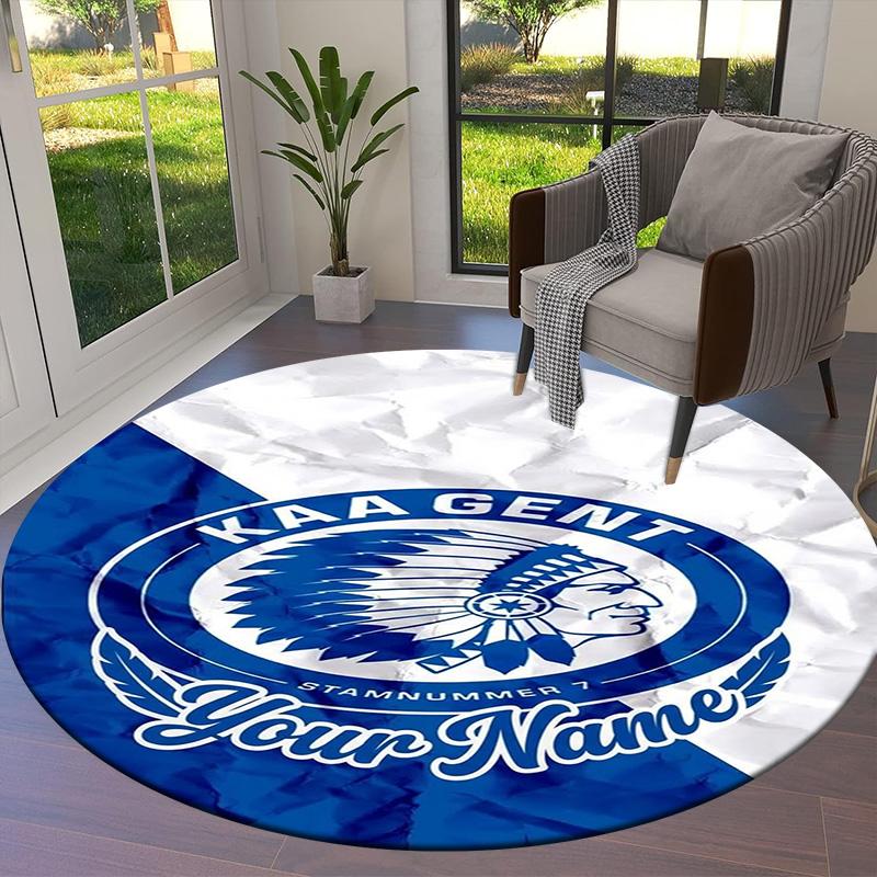 Chief S Pride Custom Name Round Area Rug Carpet Rug For Living Room Bedroom Sofa Playroom Decor Nonslip Floor Mat