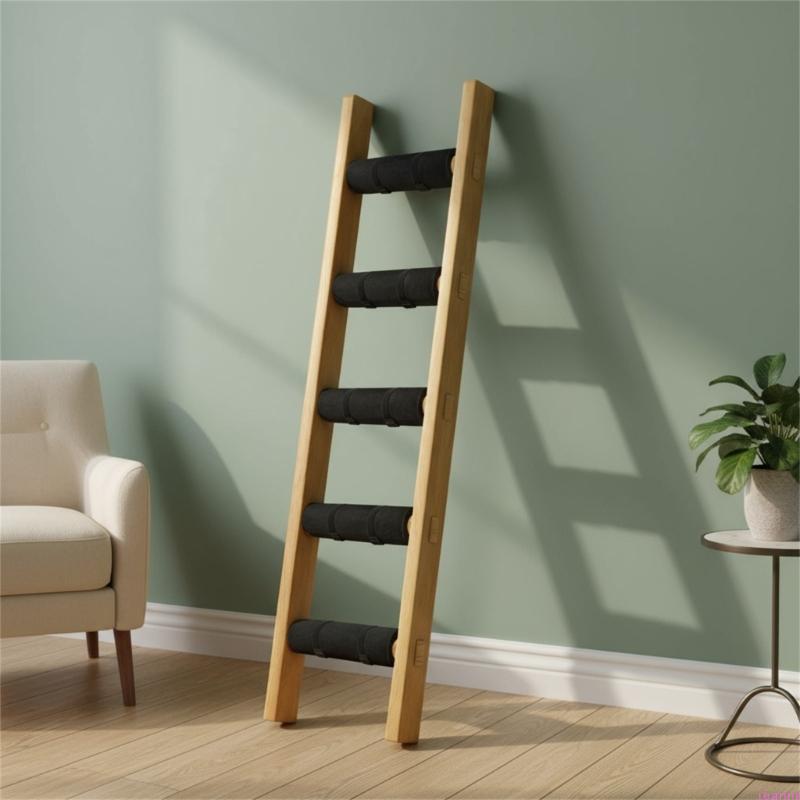 Ergonomic Removable Adjustable Bunk Bed Ladder Pad Nonslip Safety Step Cushion for Kids Adults Safe Comfortable Climbing