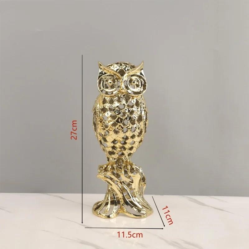 Creative Metal Crafts Artificial Animal Sculpture Golden Openwork Lion Horse Elephant Art And Crafts Ornaments Home Decoration