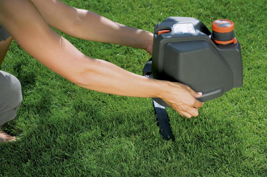 GARDENA Zraszacz do Dużych Powierzchni AquaContour Produkt Do 5 Lat Szary/Pomarańczowy 8133-20 Gwarancja