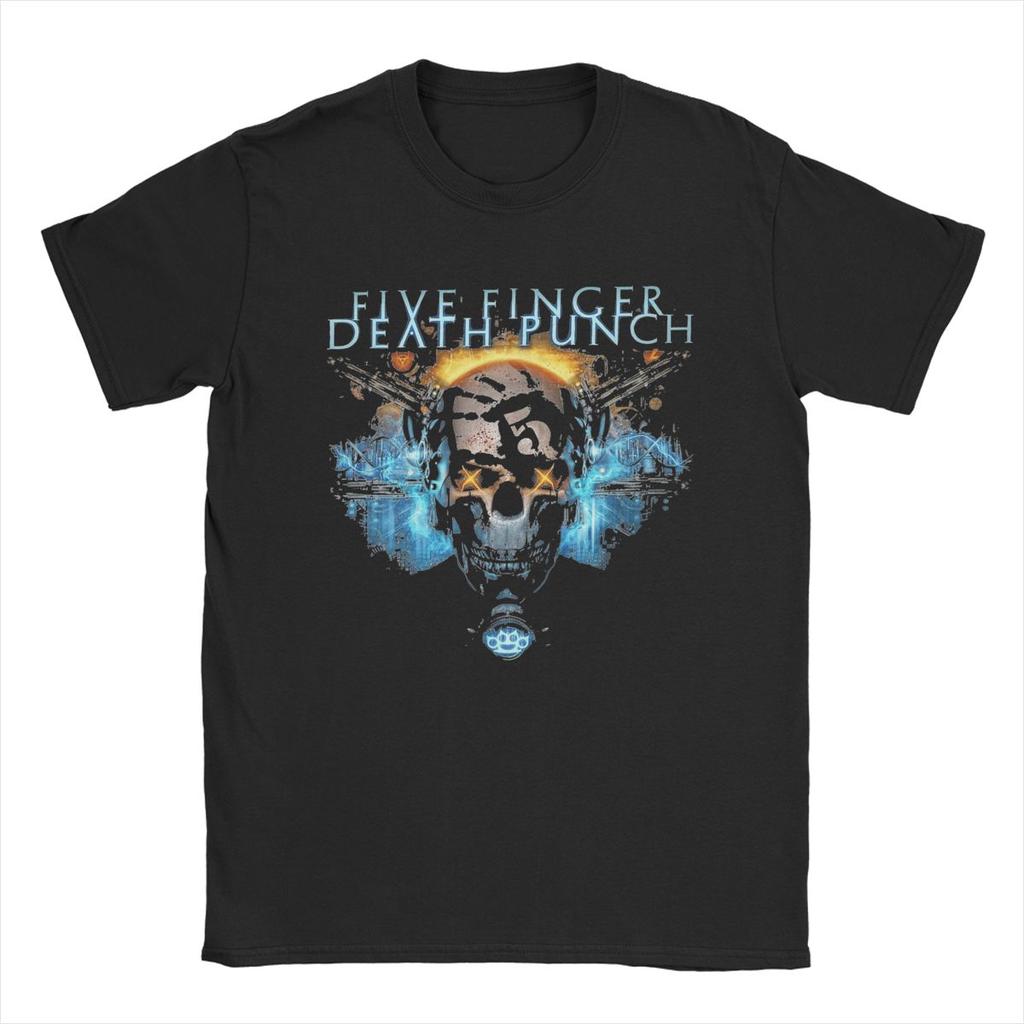 Finger Death Punch T Shirt 100% Cotton Tops Humor Short Sleeve Crew Neck Tee Shirt New Arrival T-Shirts