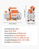 Vacuum Pump, 5 CFM 142 L/min, HVAC Two Stage Rotary Vane AC Vacuum Pump, for R134a R22 R410a Systems, 4 Pole Motor, for Automotive Air Conditioner