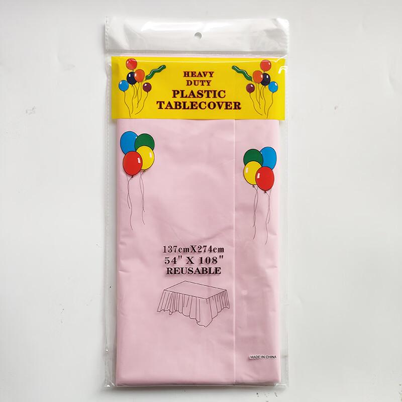 Disposable Solid Color Plastic Tablecloth
