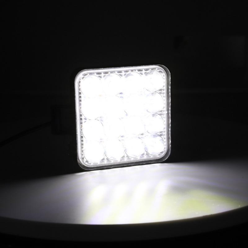 1PC LED work light 4 inch square 16 light 48W modified headlight spotlight headlight