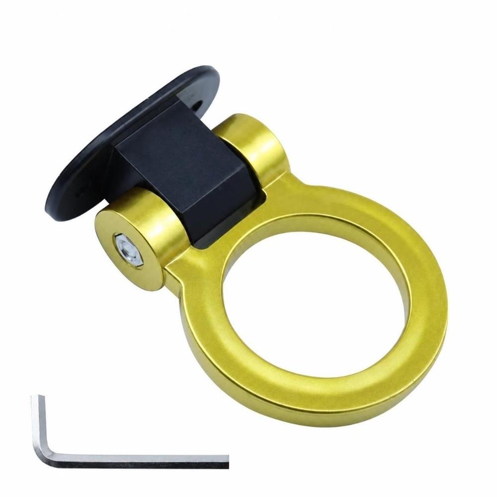 ABS Material Decoration Trailer Hooks Racing Ring Style Simulation Trailer Hook Cover  Car Styling