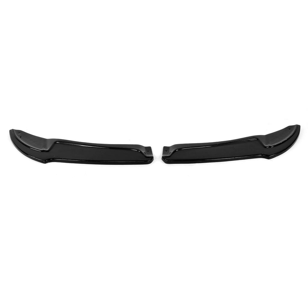 Gloss Black for Maxton Style Rear Bumper Side Splitters Replacement for MK6 R R20 2009‑2013