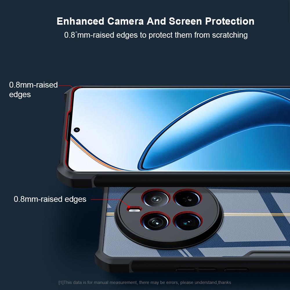 XUNDD For Realme 12 4G/12+ 5G Case TPU+Acrylic Non-Slip Protective Phone Cover