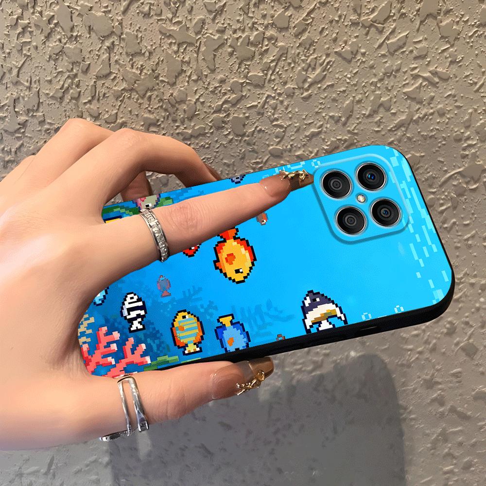 Cartoon Cute Fish Funda Phone Cover Case for Honor X5b 90 Magic5Lite X7 X9a 70 X8 8X X6 200 400 Lite