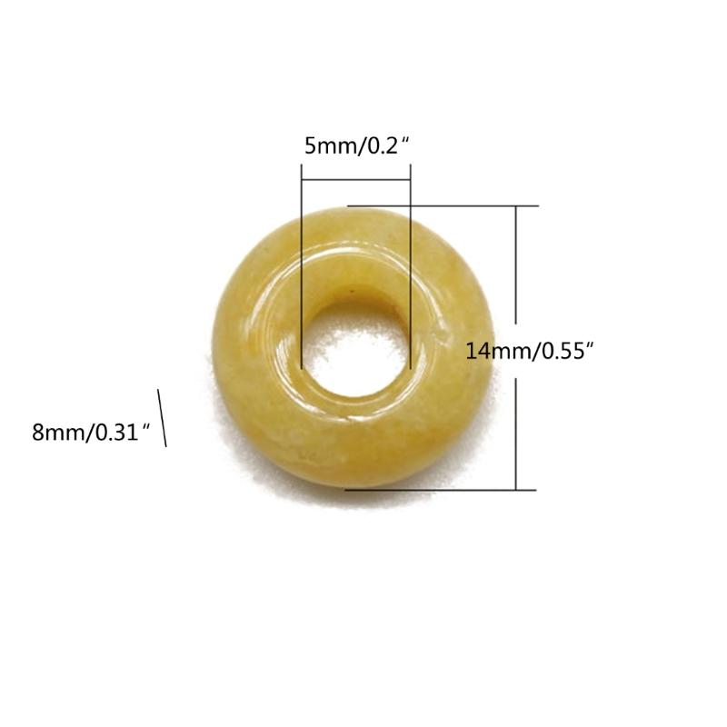 Big Hole Beads For Jewelry Making Necklace Bracelet DIY Findings Hole Size 5MM