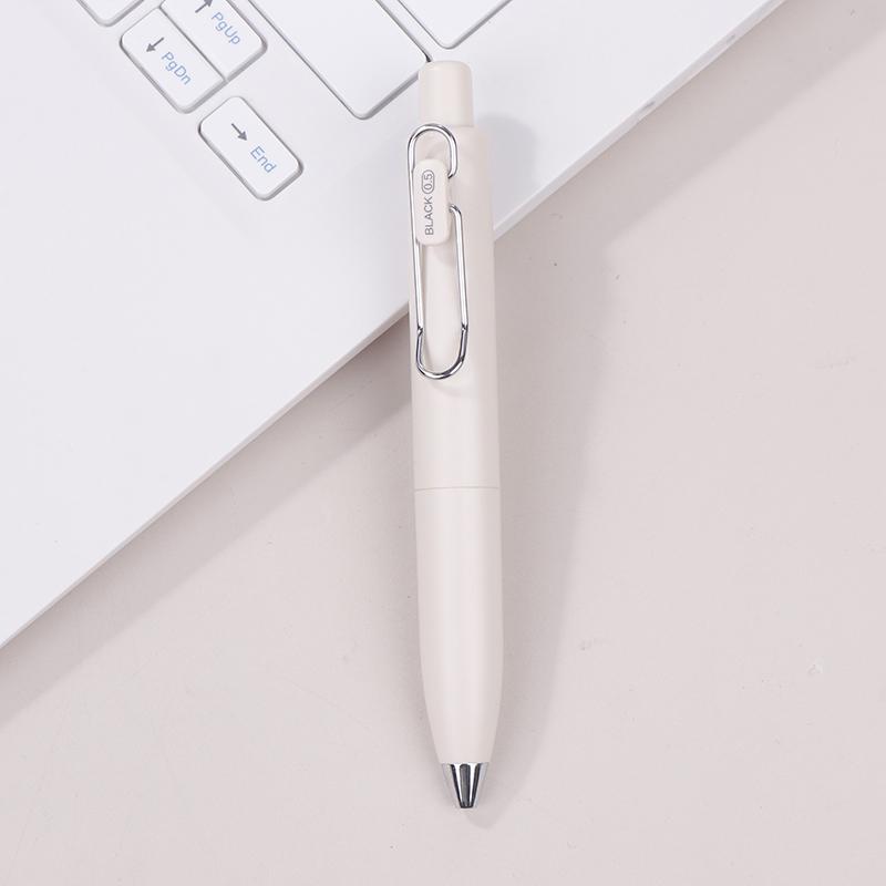0.5Mm Small Thick Core Fat Mini Pocket Pen Neutral Quick Dry Waterproof Uniball One Push Portable