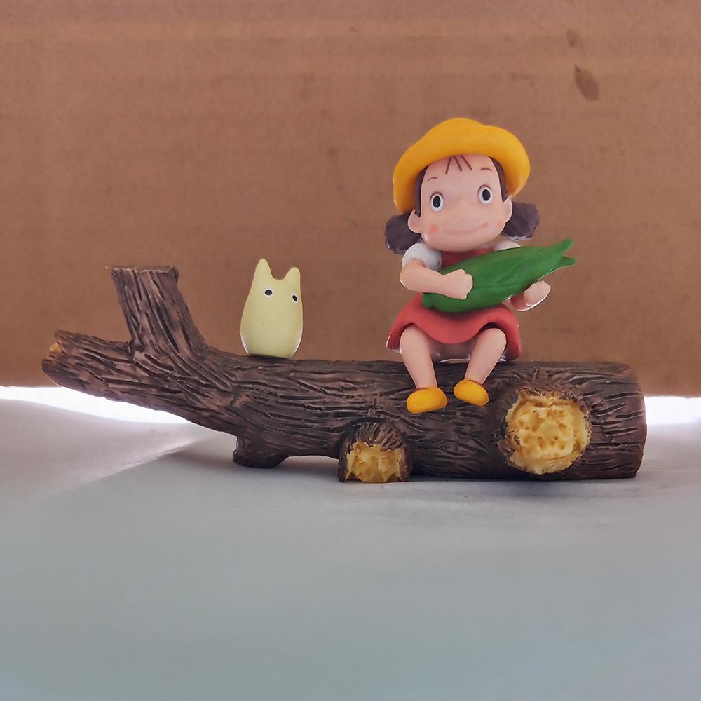 Cartoon My Neighbor Totoro Mei Sitting Figurine Pvc Animal Decor For Gift And Home Decor