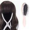 Wooden Handle Wig Brush Anti Static Anti Static Comb Portable Detangling Comb  For Wig Styling
