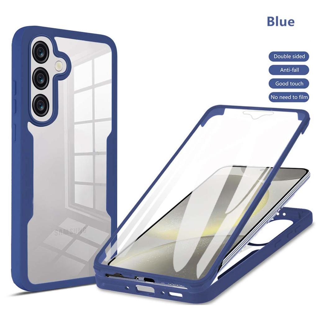 For Samsung Galaxy A57 A56 A55 A37 A36 A35 A26 A25 A17 A16 A15 A07 A06 A05 A05S Anti Fall 360Fully Wrapped Transparent PhoneCase