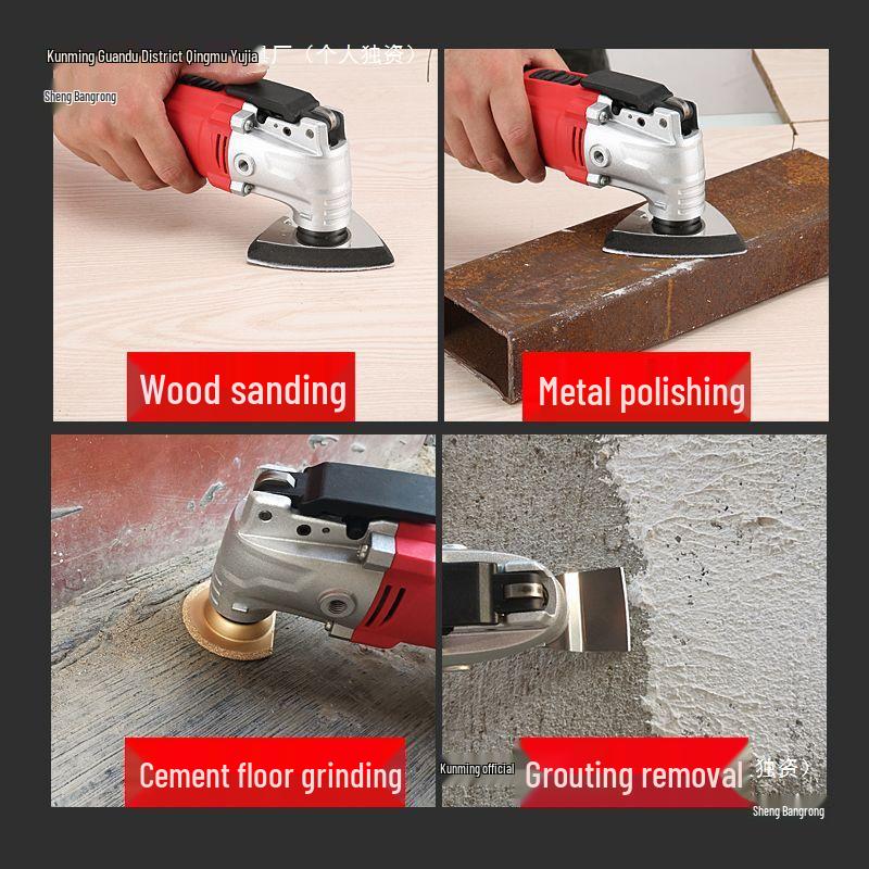 Universal Multi-Tool: Woodworking Edge Trimmer, Slotting, Cutting, Grinding & Electric Saw