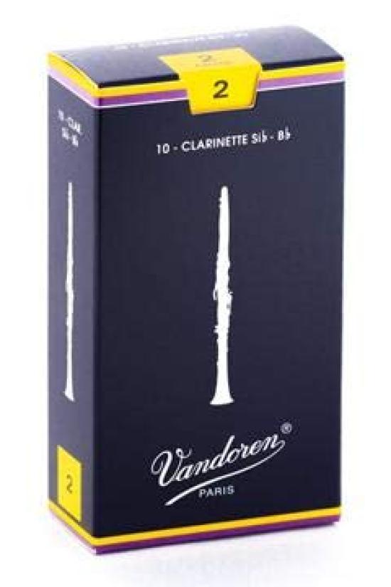 Vandoren Bb Clarinet Reed Blue Box 3-12 10pcs