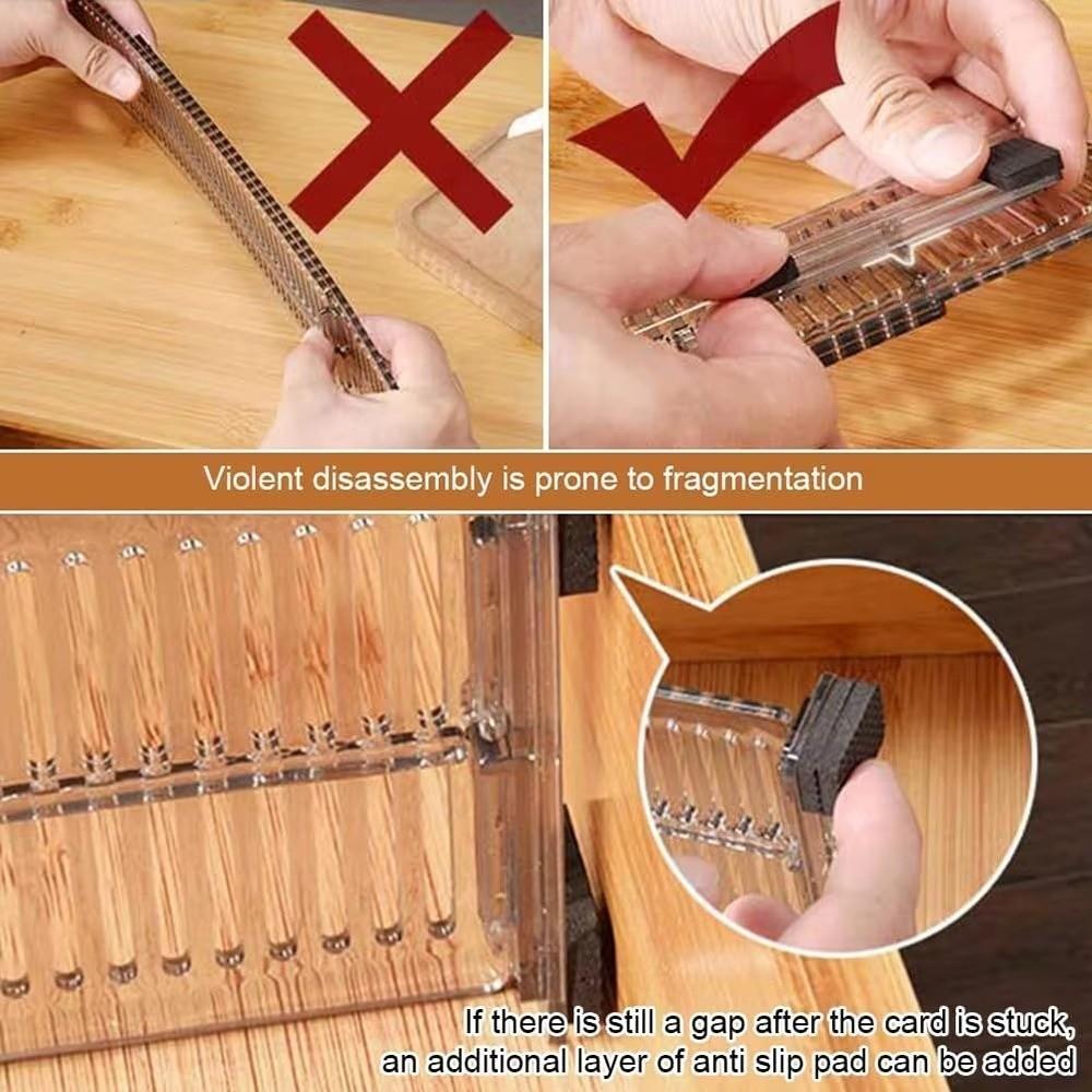 2/4/6Pcs Adjustable Drawer Partition Board Creative Retractable Drawer Separators Kitchen Utensils