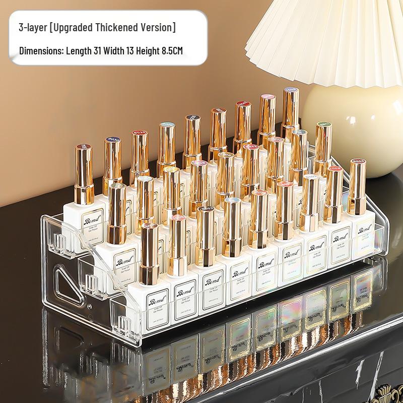 Acrylic Multi-layer Nail Polish Display and Storage Rack