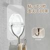 Wall Hooks, Adhesive and Removable, Non-Scratch, 3.5cm x 5.3cm, Transparent Design, 5kg Weight Capacity, Waterproof and Rustproof, 180-Degree Rotatabl
