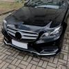 Maxton Style Front Bumper Lip Spoiler Splitter For Mercedes W212 E Class E43 C500 E400 E350 E300 AMG Line 2013-2015 LCI Tuning