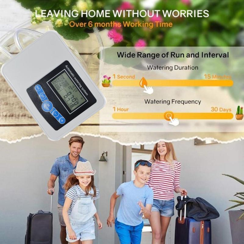 Houseplants Self Watering System Garden Plant Self Drip Irrigation Kit Solar Automatic Watering Device