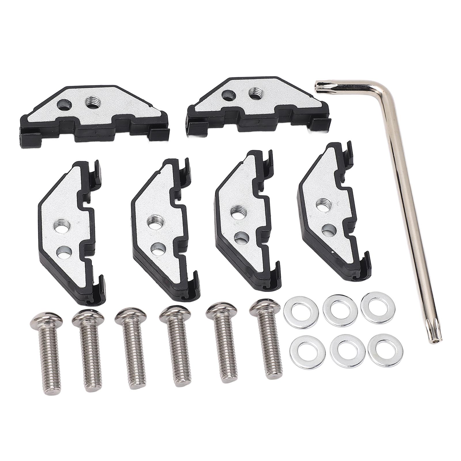 

Hard Top Retainer Nut with Clip Vibration Reduction Quiet Operation Quick Removal Hard Top Hardware for Wrangler JK JKU