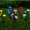5-Pack Solar Rose Lights, Realistic LED Flowers, Waterproof Outdoor Solar Garden Lights for Yard Patio Lawn Decor