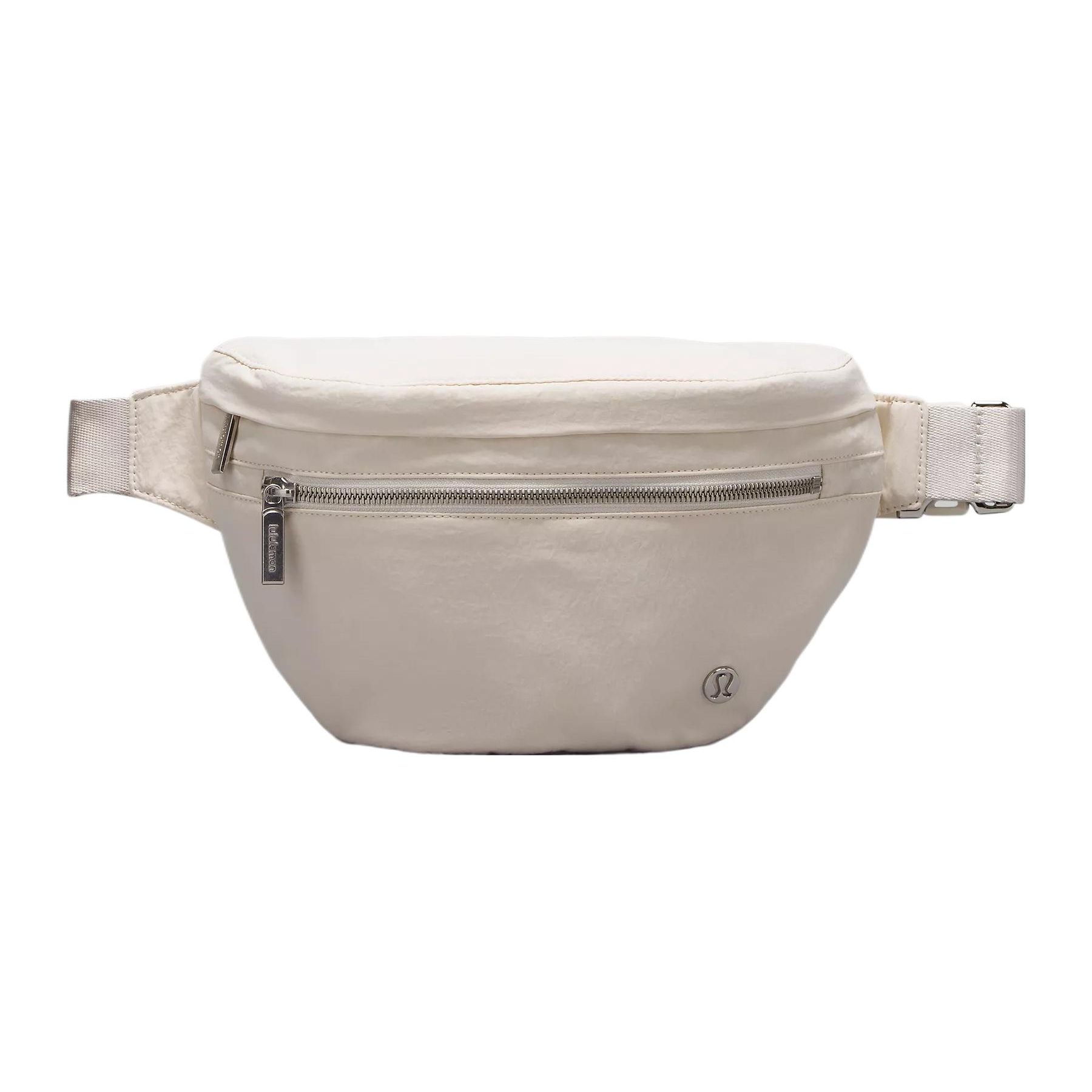 Lululemon 2.5L City Adventurer Sports Casual Zipper Waist Bag Unisex Waist Bag White Alabaster LW9FCAS-047748 Albumin Opal