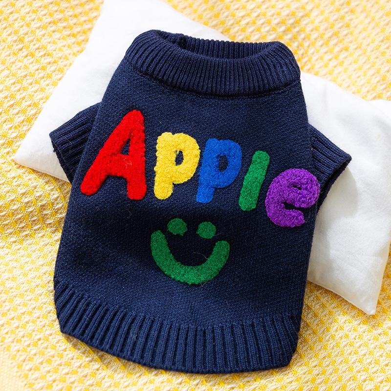Pet Clothes Autumn and Winter Warm Dog Clothes Cute Bear Traction Sweater Fleece Puppy Cat Clothing