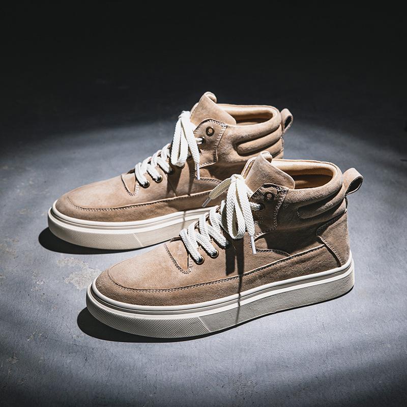 2901 tooling board shoes new British men's high-top casual shoes thick-soled heightening trend tooling boots