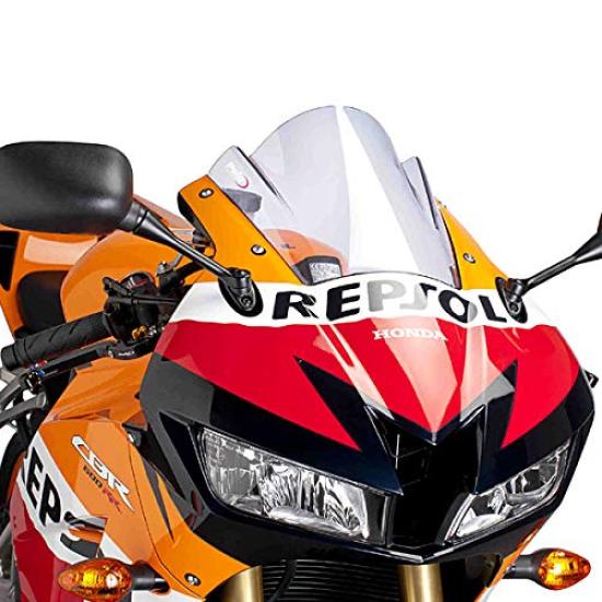 Puig 6478W HONDA CBR600RR Puig Screen Cowl Motorcycle Bike Parts RACING-SCREEN CLEAR (13-15)
