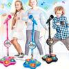 Kids Microphone with Stand Karaoke Song Machine Music Instrument Toys Brain-Training Educational Toys Birthday Gift for Girl Boy