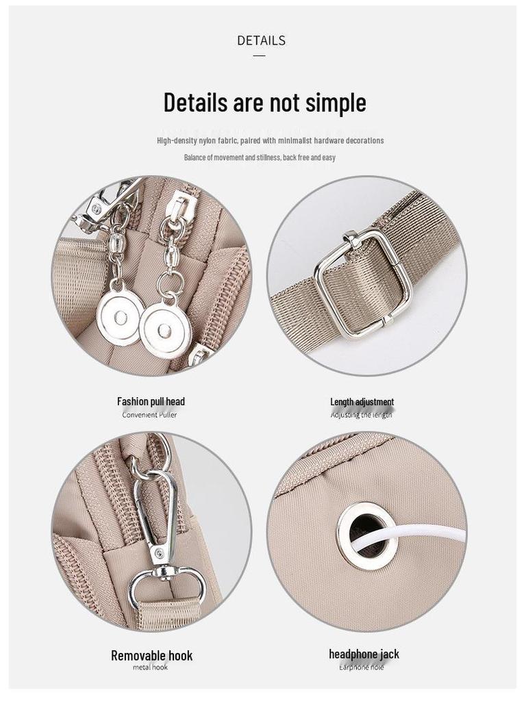 2025 Vielseitige Mini-Umhängetasche für Damen & Münzbörse