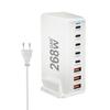 240W PD Multi-Port Desktop Charger for Mobile Phones—268W GaN Fast Charging Station