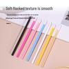 Compact Nylon Lip & Eye Makeup Brush - Disposable, Hollow Rod Design for Lipstick, Lip Gloss, and Eyeshadow Application