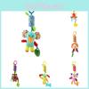 Skk New Animal Wind Chime Bed Hanging Pushchair Pendant With Bell Teether Plush Toy Manufacturer Supply