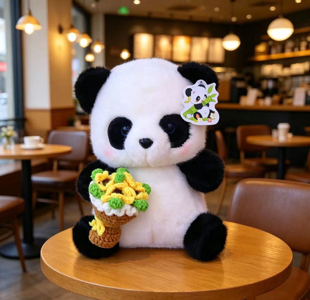 Panda Plush Toy Collectors Edition Soft Stuffed Animal Gift For Kids And Adults
