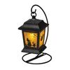Takasho Solar Light Outdoor Alice Silhouette Lantern Black Garden Light Outdoor Indirect Lighting Waterproof Alice In Wonderland Resin/Glass/Steel TA-