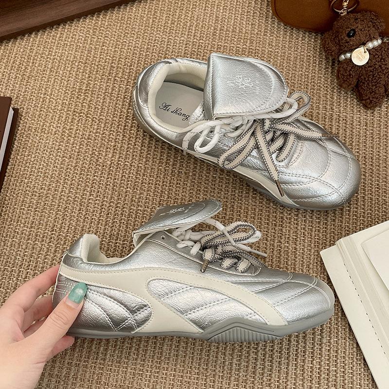 Trendy American Retro Versatile Light Platform German Training Shoes Women's 2025 New Spring and Autumn Sports and Leisure Forrest Gump Board Shoes