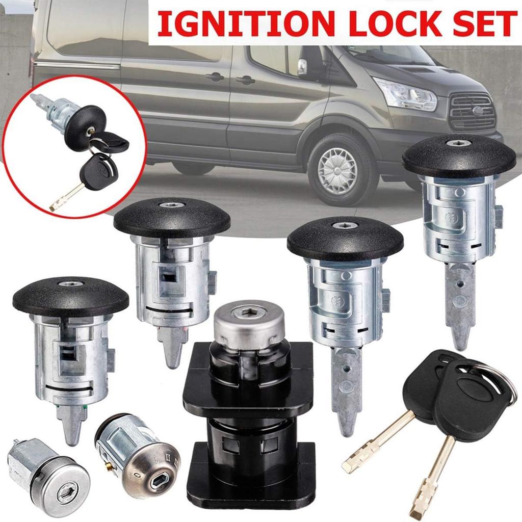 Precise Automotive Ignition Lock Assembly Cylinder Set Including Key For MK6 4359018 1C1A-V22050-BA YC15V22050YG 4119503