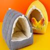 Parrot Cotton Nest Bird Cage Mini Hammock Cage Plush and Thickened Winter Bird Cotton Nest  Hut Tent Bed Hanging Cave Pet Items