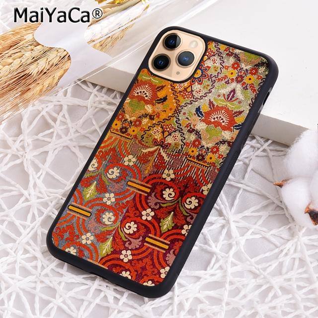 Moroccan Ancient Floral Tiles Phone Case Shell For iPhone 17 Air 12 13 16 pro max 15 14 plus Cover coque