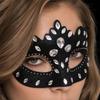 Women's Glitter Masquerade Half Face with Embellishment for Party,