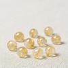 Golden Rutilated Quartz Round Beads for Handmade Bracelets