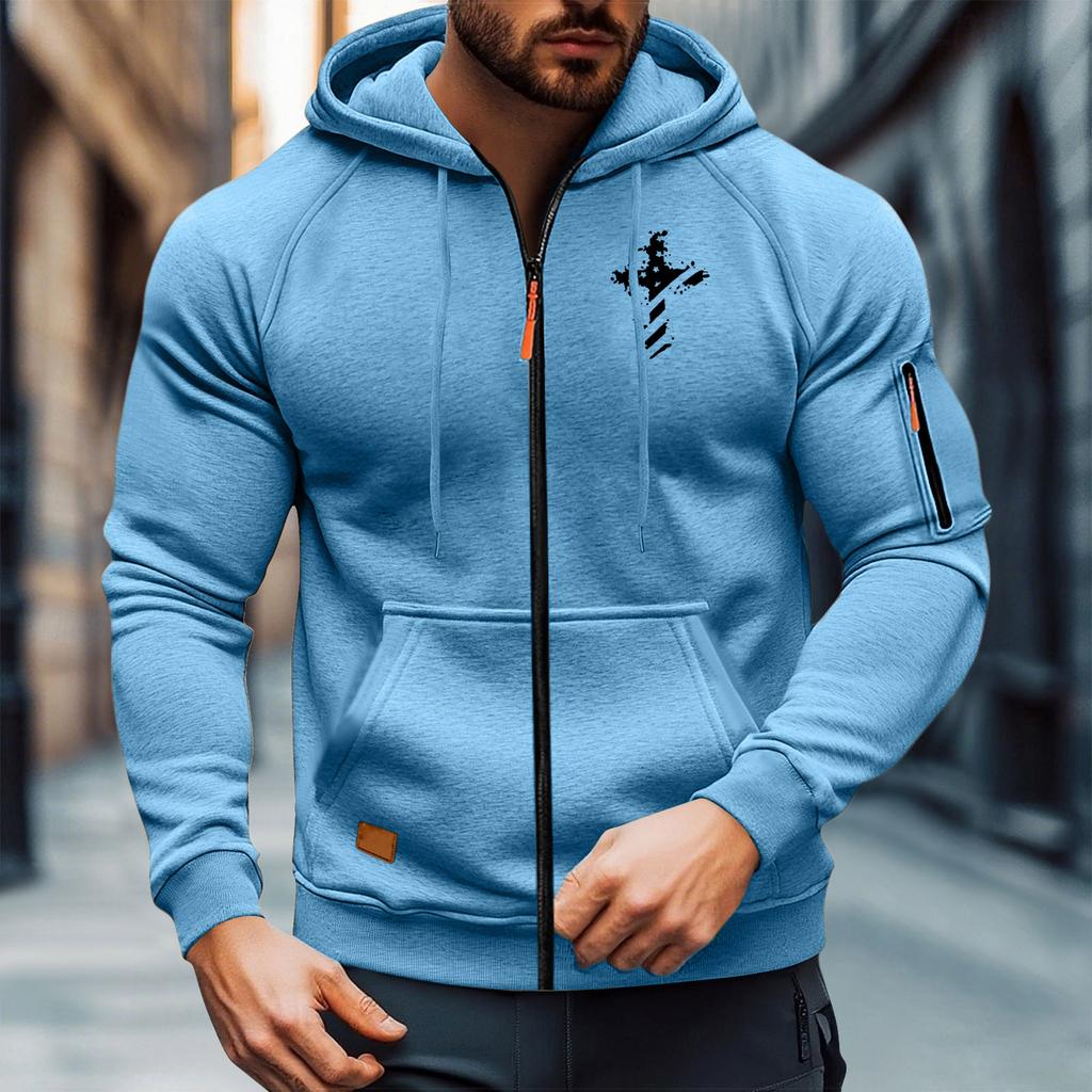 Hooded Sports Tracksuit Unisex Running Outfits Long Sleeve Pullover Hoodies Sweatshirt