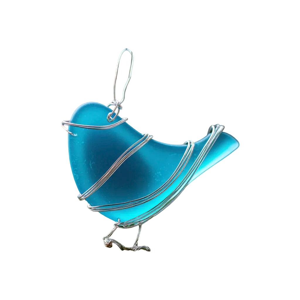 Acryl Vogel Anhänger, 2D Flacher Anhänger, Weihnachtsdekorativer Schmuck.