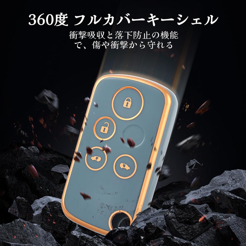 OFF WE GO Key Case, TPU Car Key Cover, Key Shell, Compatible, For Honda