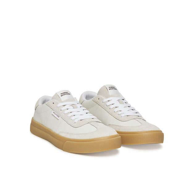 Мужские кроссовки Tommy Hilfiger Th cupset summer lth fm0fm05487 белые