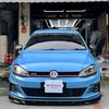 MAXTON Style Glossy Black Car Front Bumper Splitter Lip For Volkswagen Golf 7.5 GTI 2017-2020 Front Bumper Lip Diffuser BodyKits