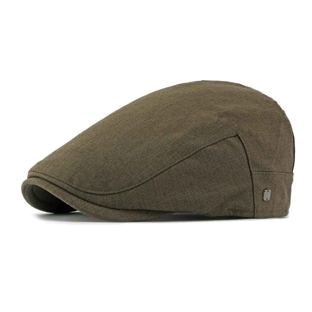 Sommerhut Herren Forward Cap Britischer Vintage Barett Malerhut