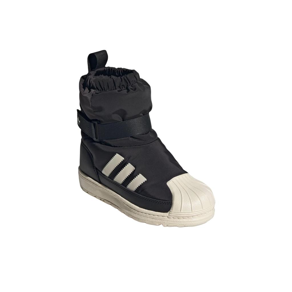 Adidas Superstar 360 Boot C Core Black White Kids Sneakers Wonder-White Carbon JQ7949